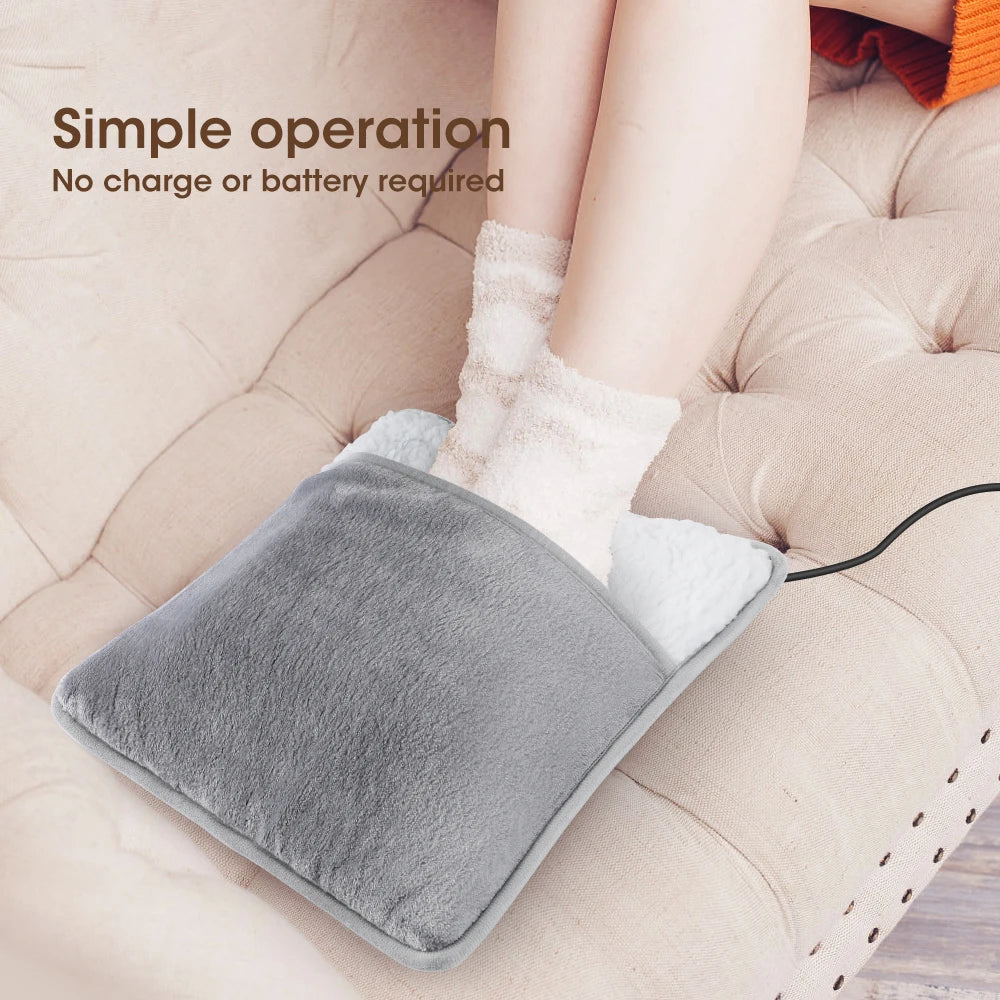 CozyFeet USB Flannel Heating Slippers Pad - New Smart World