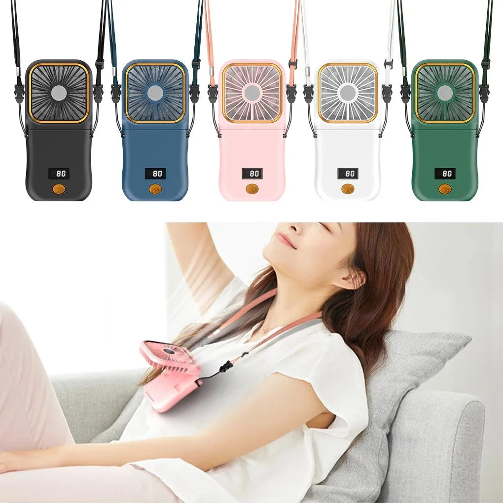 Mini Portable Hanging Neck Fan - New Smart World