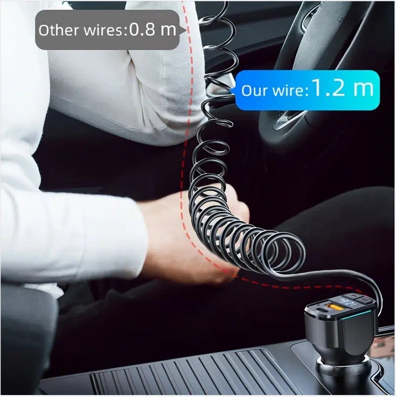 Fashion New 3-in-1 Spring Car Charger - New Smart World